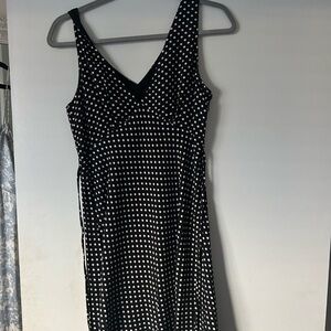 Black and White Polka Dot Dress